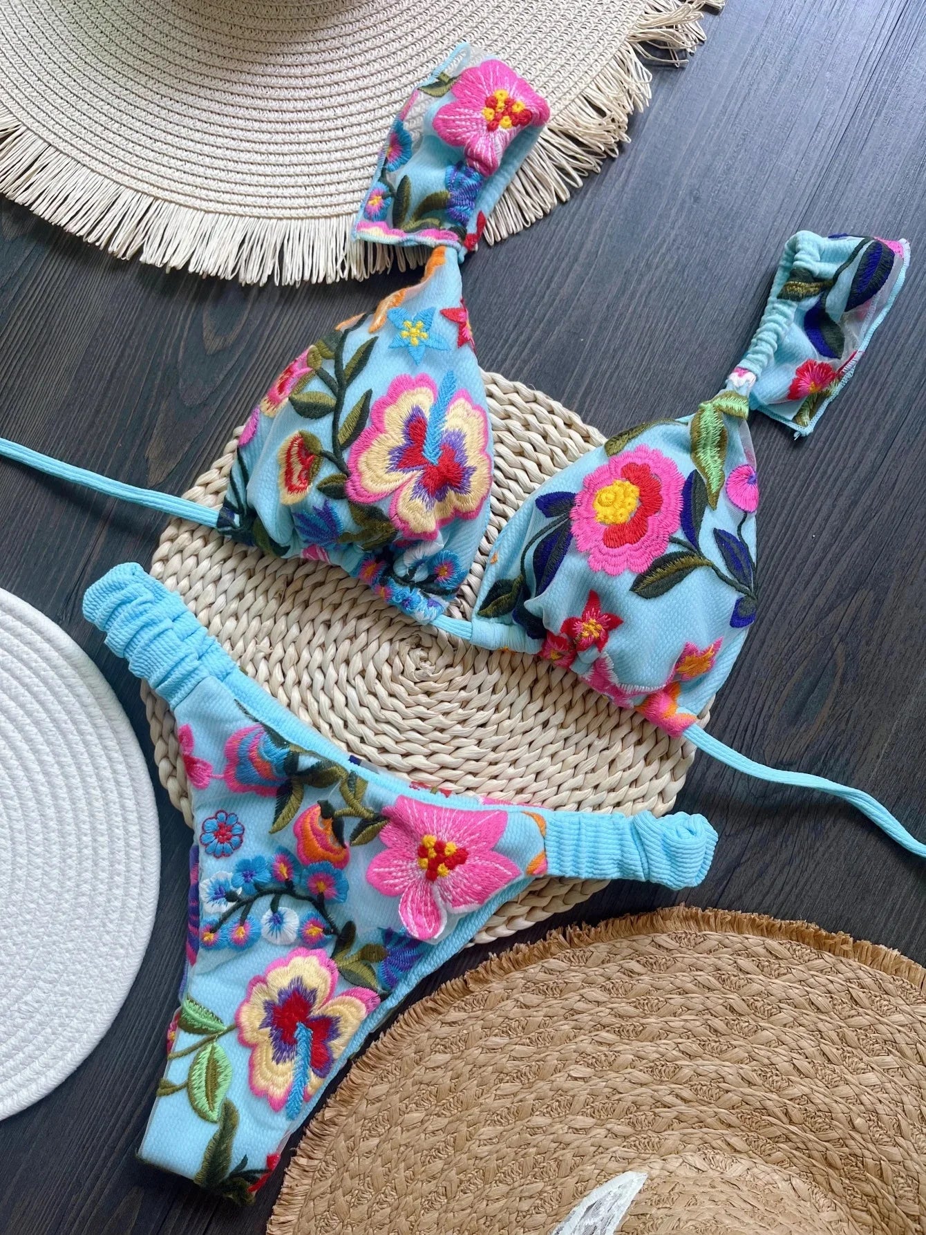 Handcrafted Bloom Bikini Set 🌸⭐