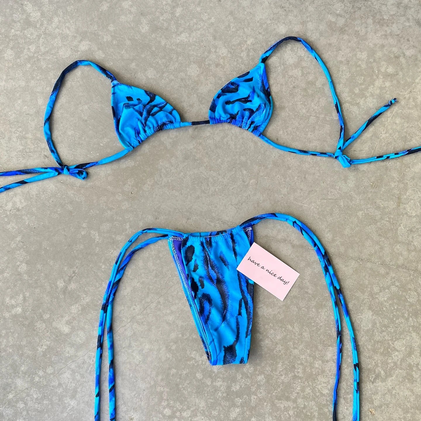 Tropical Dreams Bikini Sets 💙🖤💜
