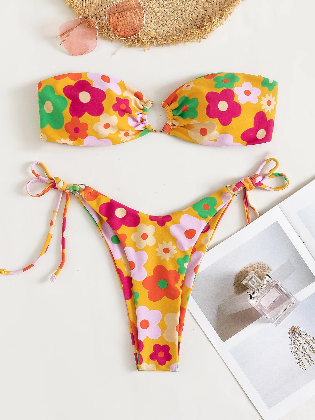 Blooming Babe Bandeau Bikini 🌸