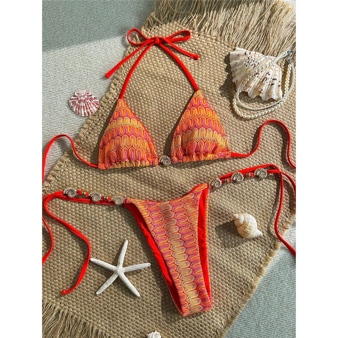 Sunset Seashell Bikini Set ⭐