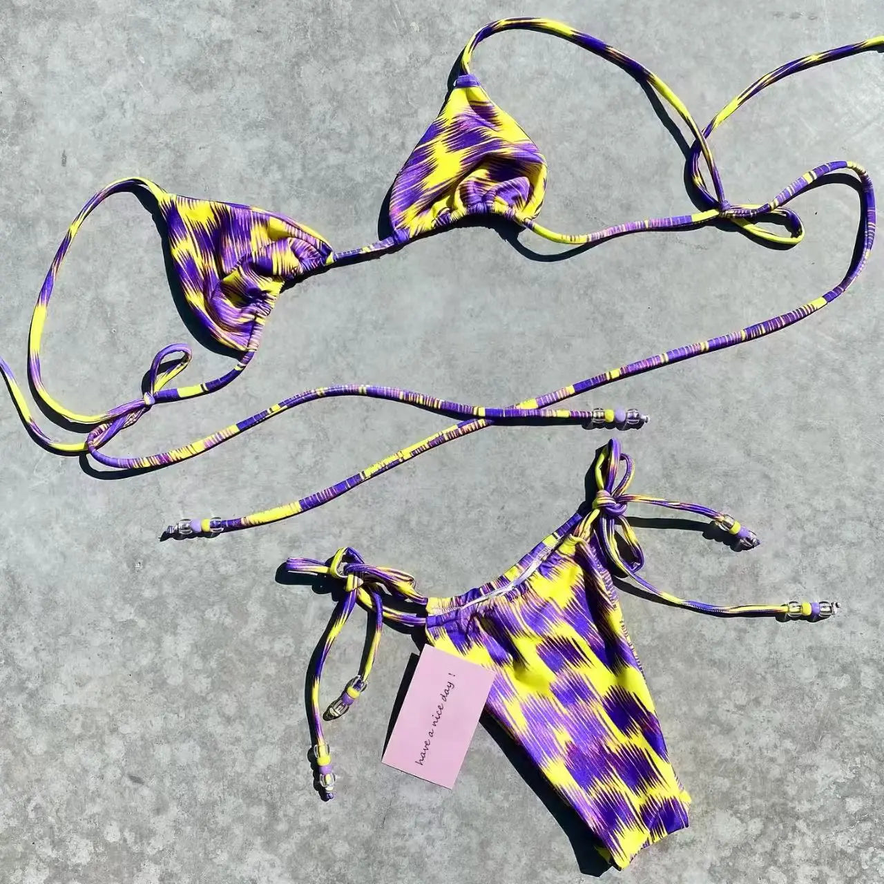 Tropical Dreams Bikini Sets 💙🖤💜